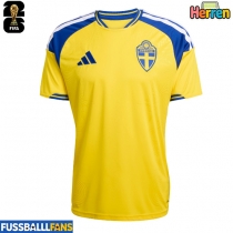Schweden Heimtrikot EM 2024 Kurzarm